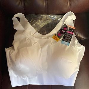 Bali Easylite Lingerie Bra 3XL wireless seamless comfort soft support halter